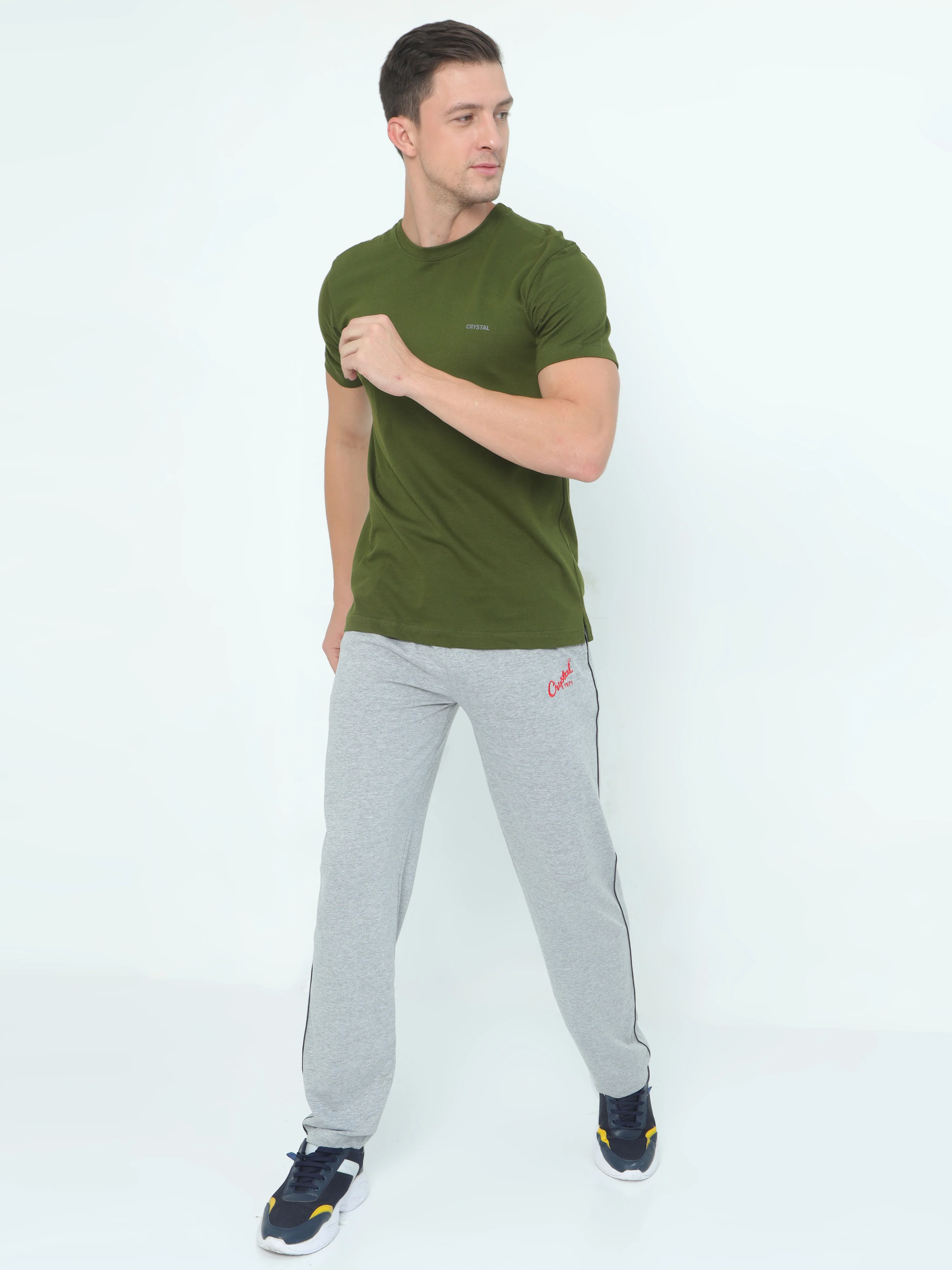 Basic Track Pant - Gray Melange - Image 6