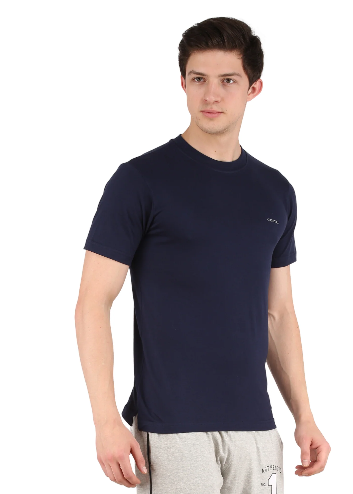 LE 03 Crew T-Shirt - Navy - Image 3