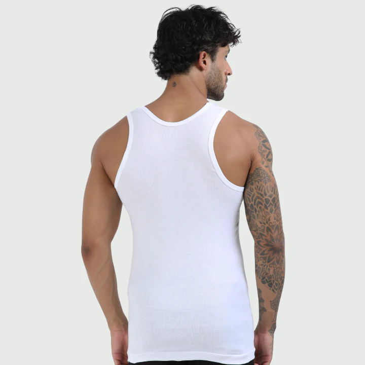 CA 302 Rib Sleeveless Vest  RN (Pack of 3) - Image 5