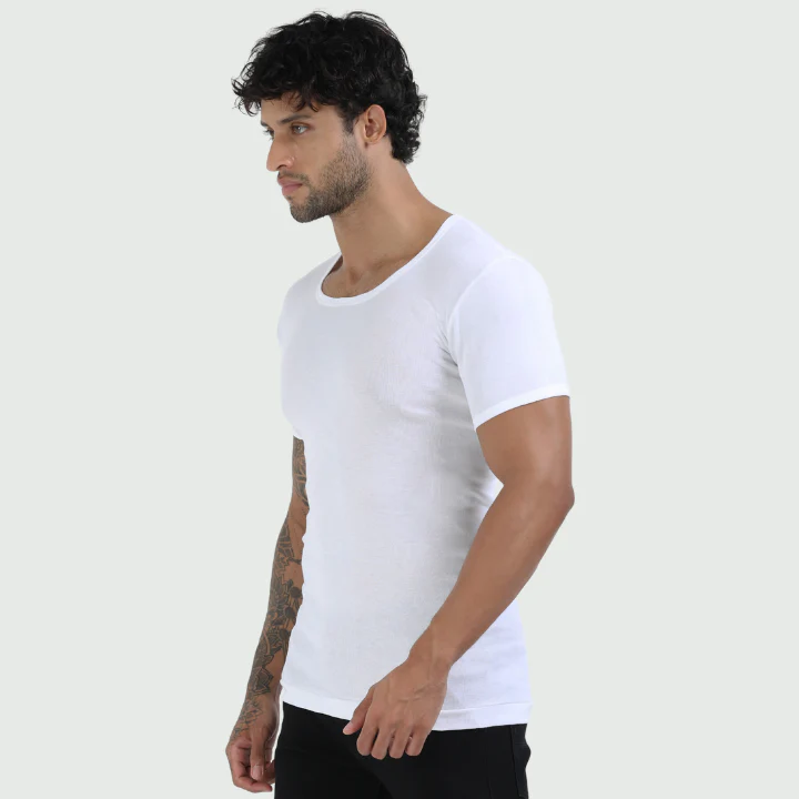 CA 305 Rib Half Sleeve Vest RNS (Pack of 3) - Image 3