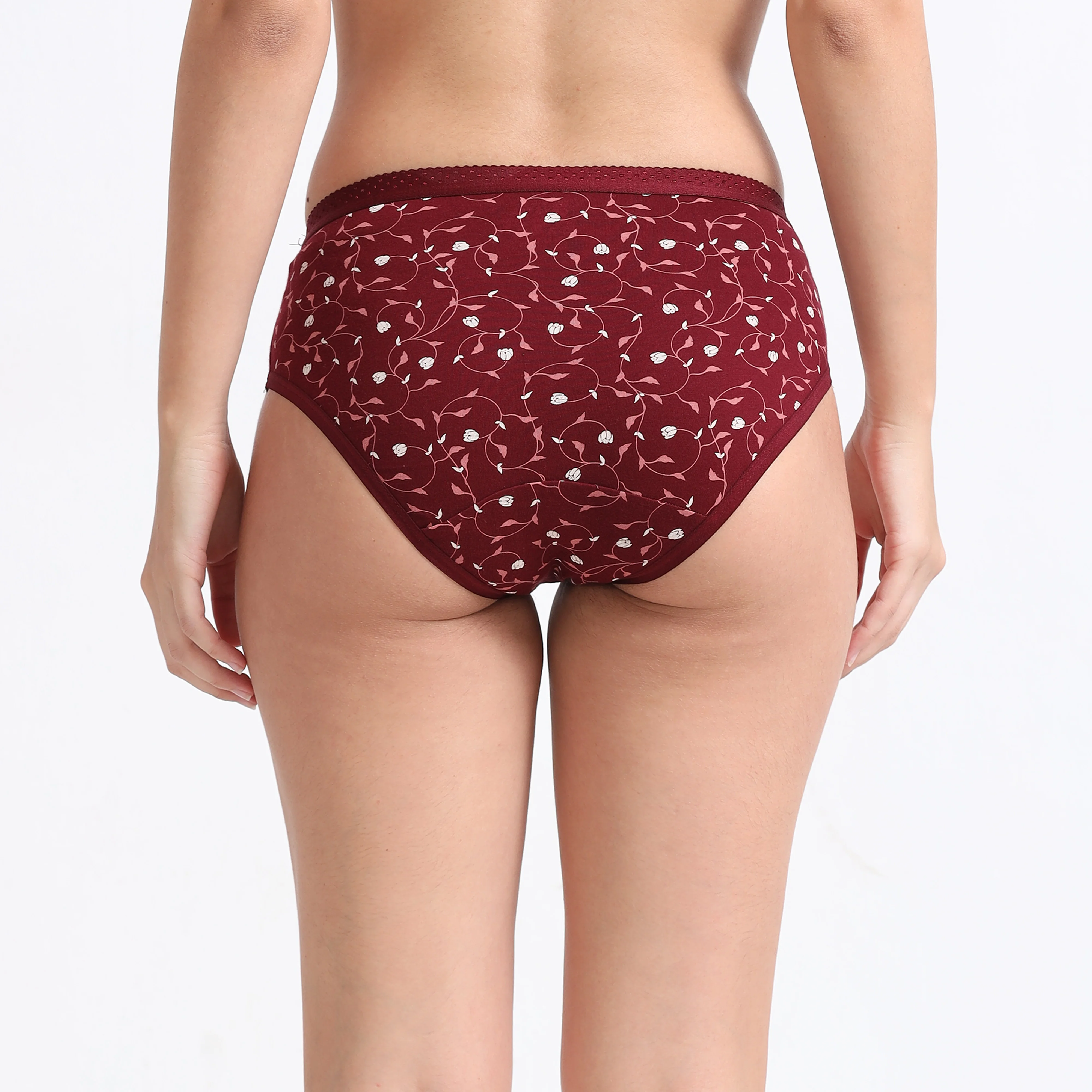 Body Talk Fine Printed Panties-OE - (Pack of 3)-Assorted - Image 3