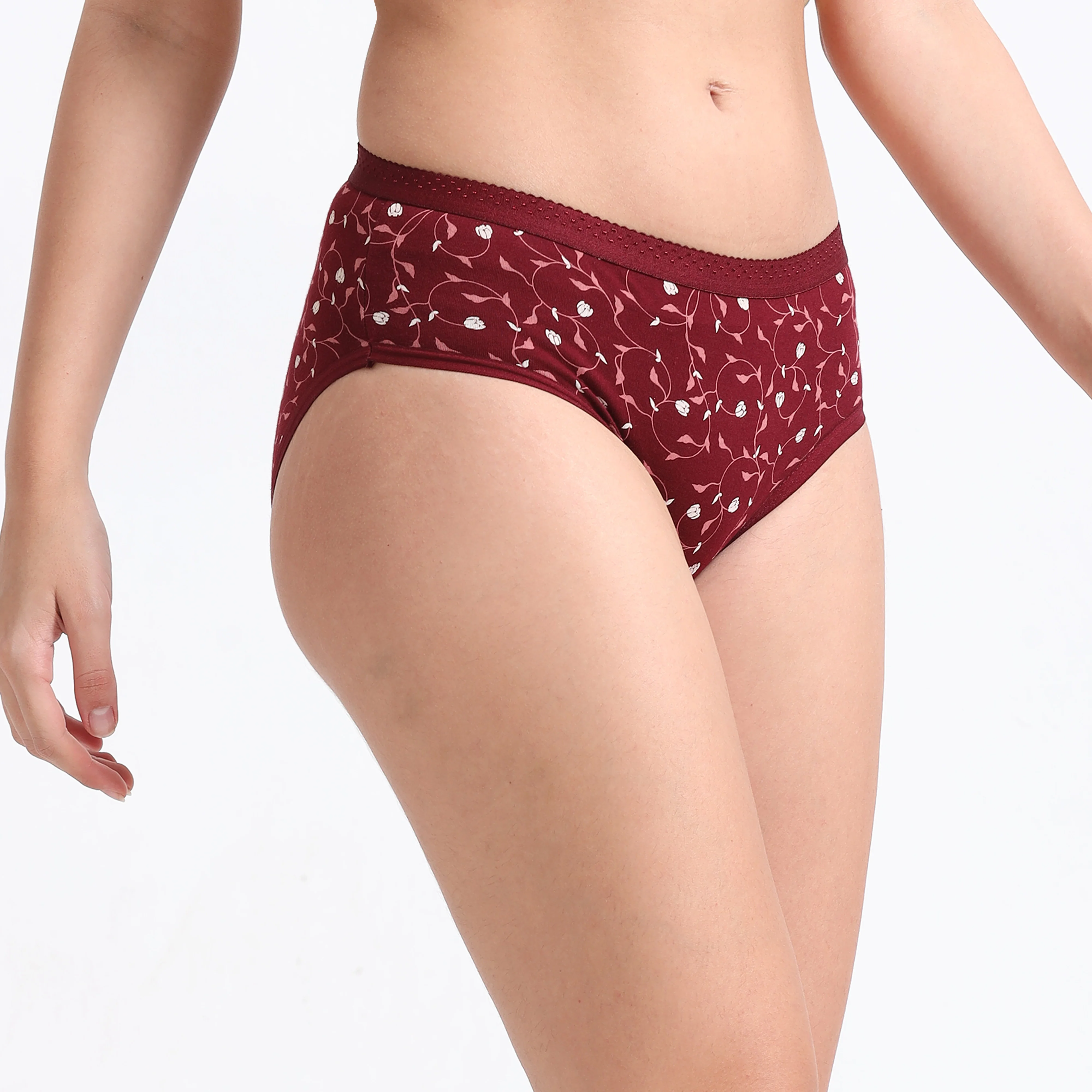 Body Talk Fine Printed Panties-OE - (Pack of 3)-Assorted - Image 4