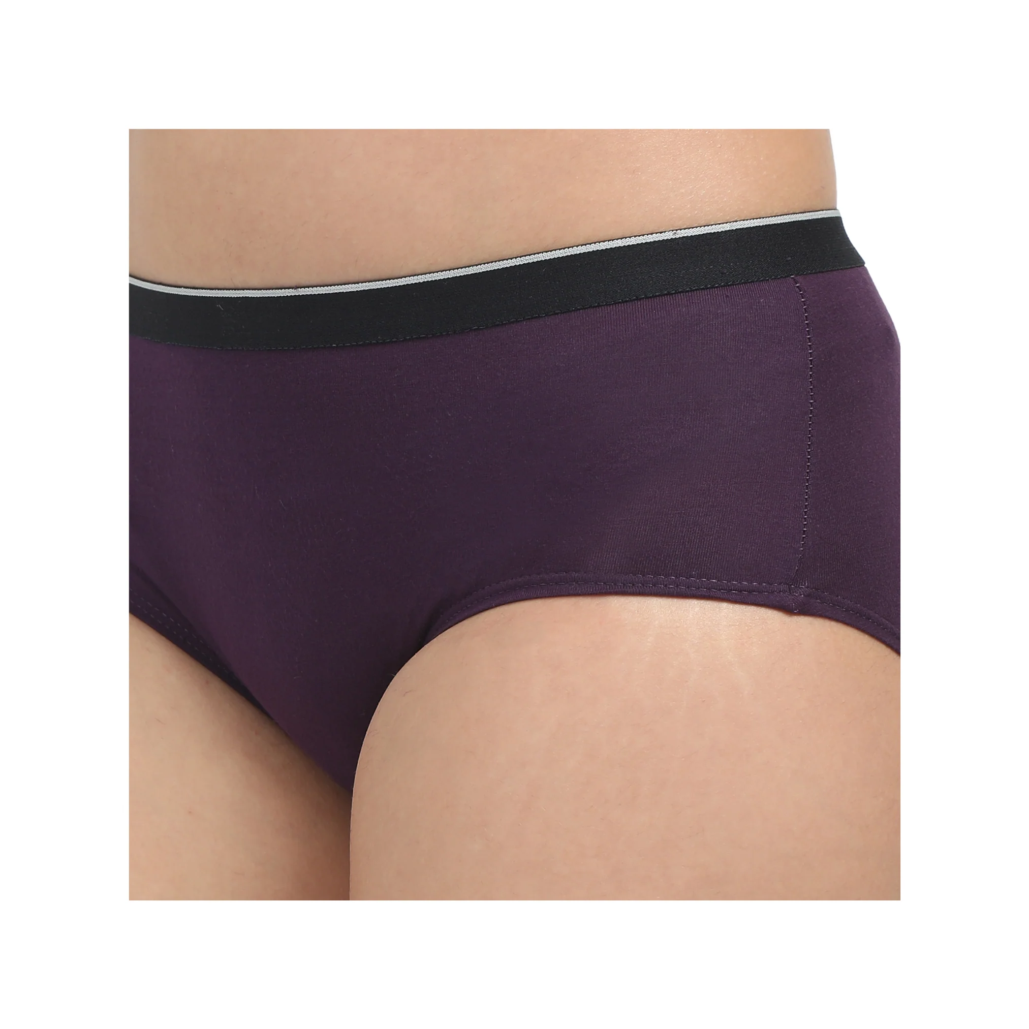 Date Modal Elastane panties-Plum - Image 6