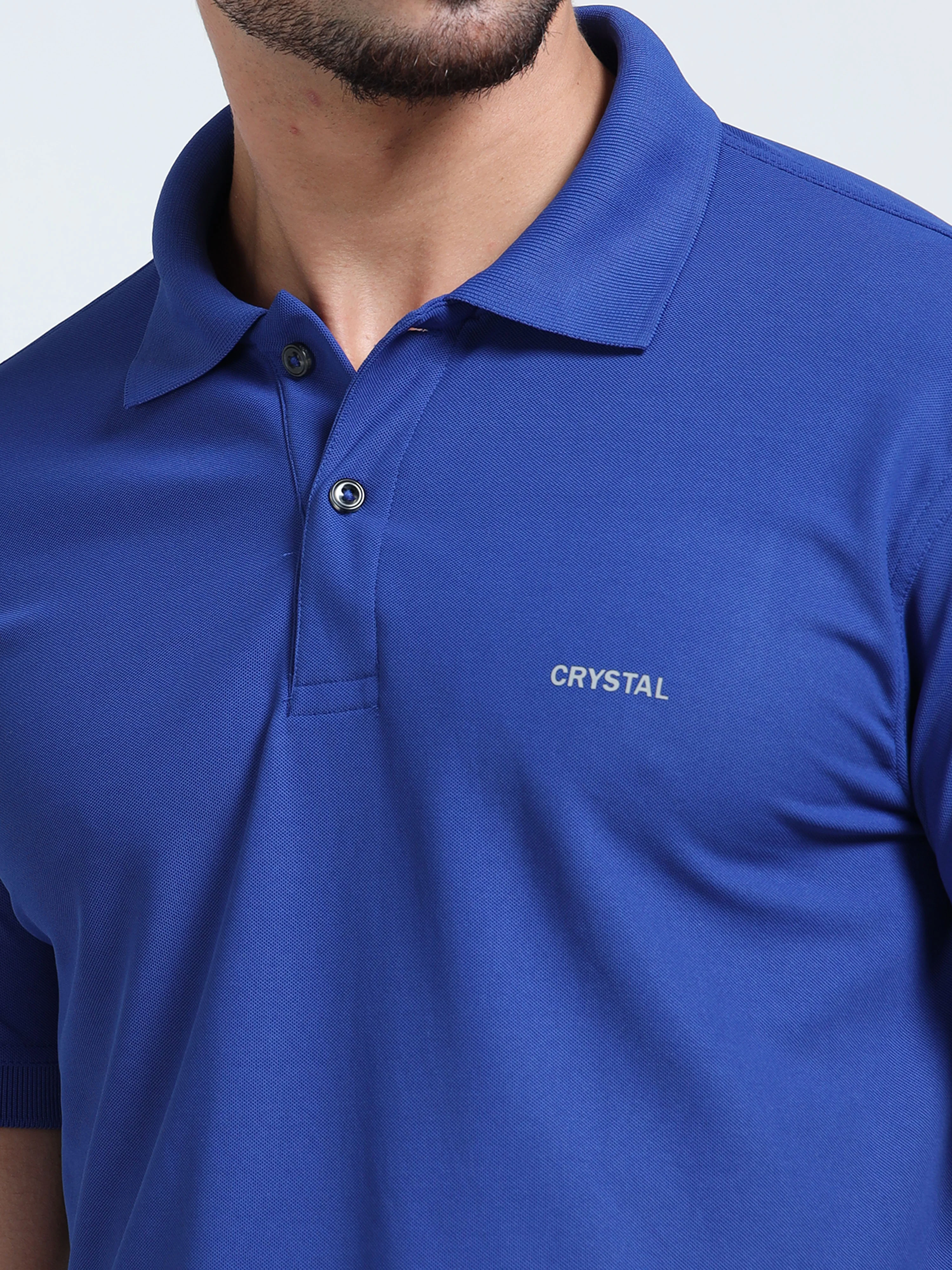 Driknit Microfiber Polo Tshirt - Imperial Blue - Image 5