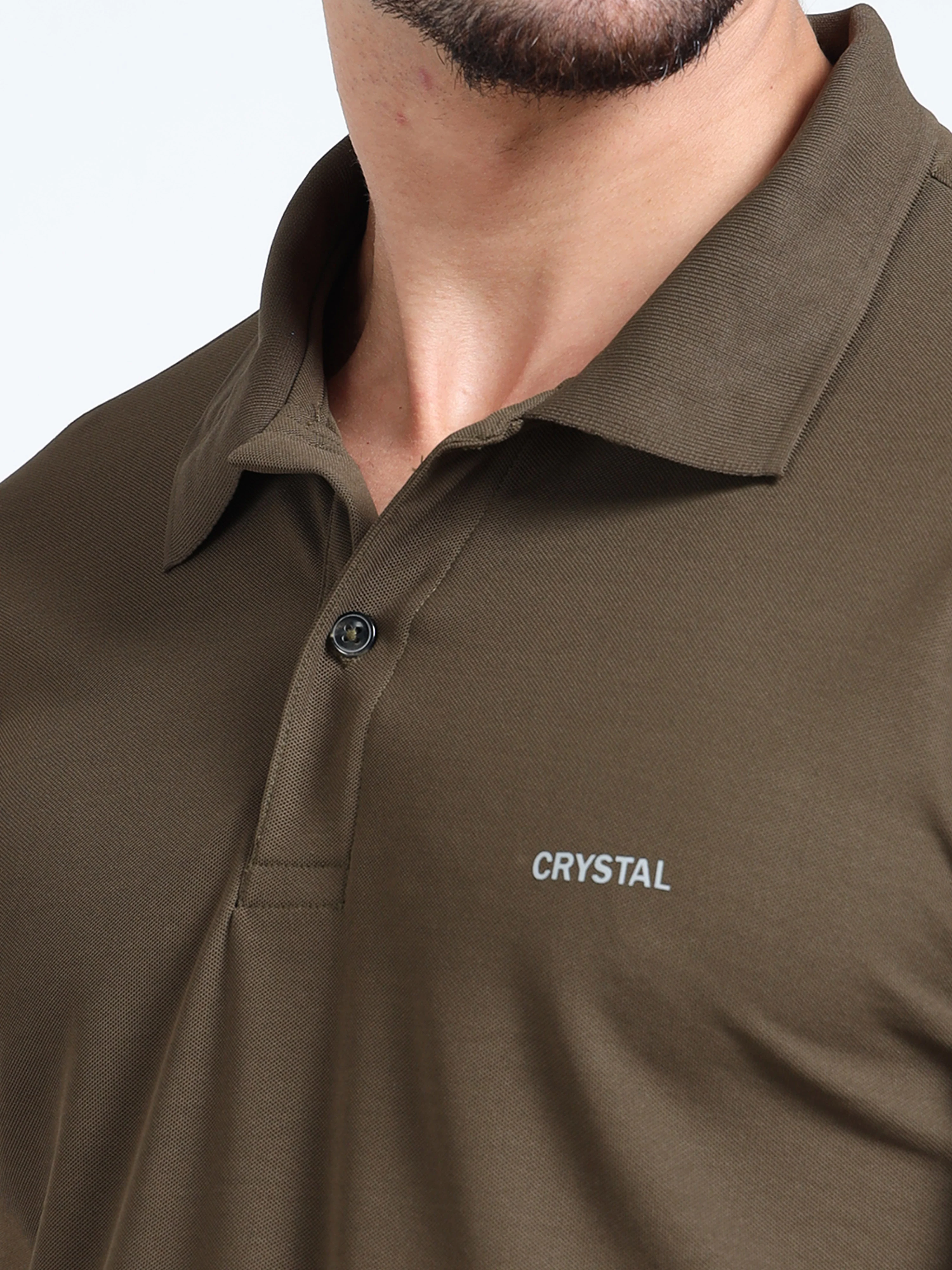 DK 01 Driknit Microfiber Polo Tshirt - Olive - Image 5