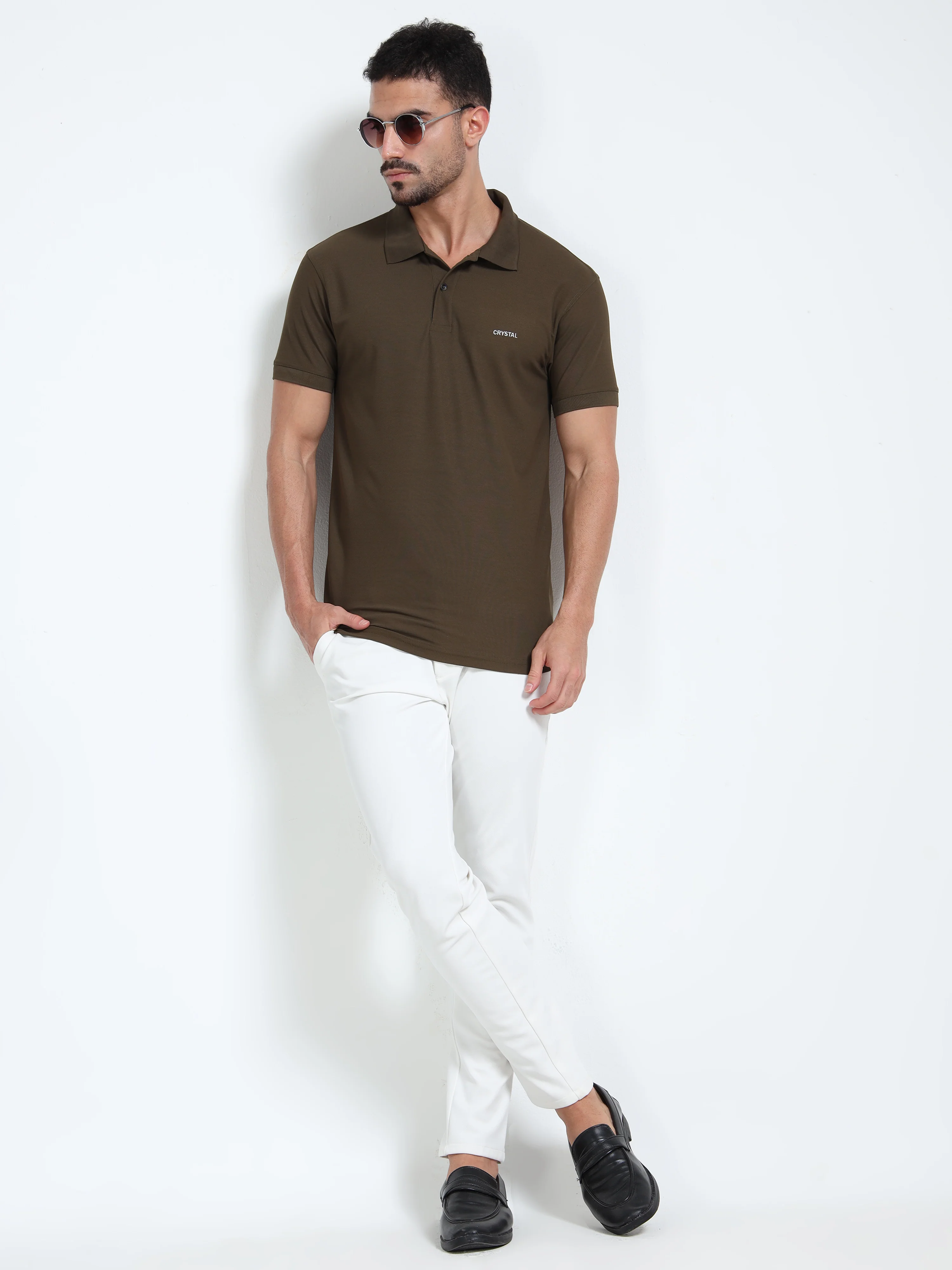 DK 01 Driknit Microfiber Polo Tshirt - Olive - Image 6