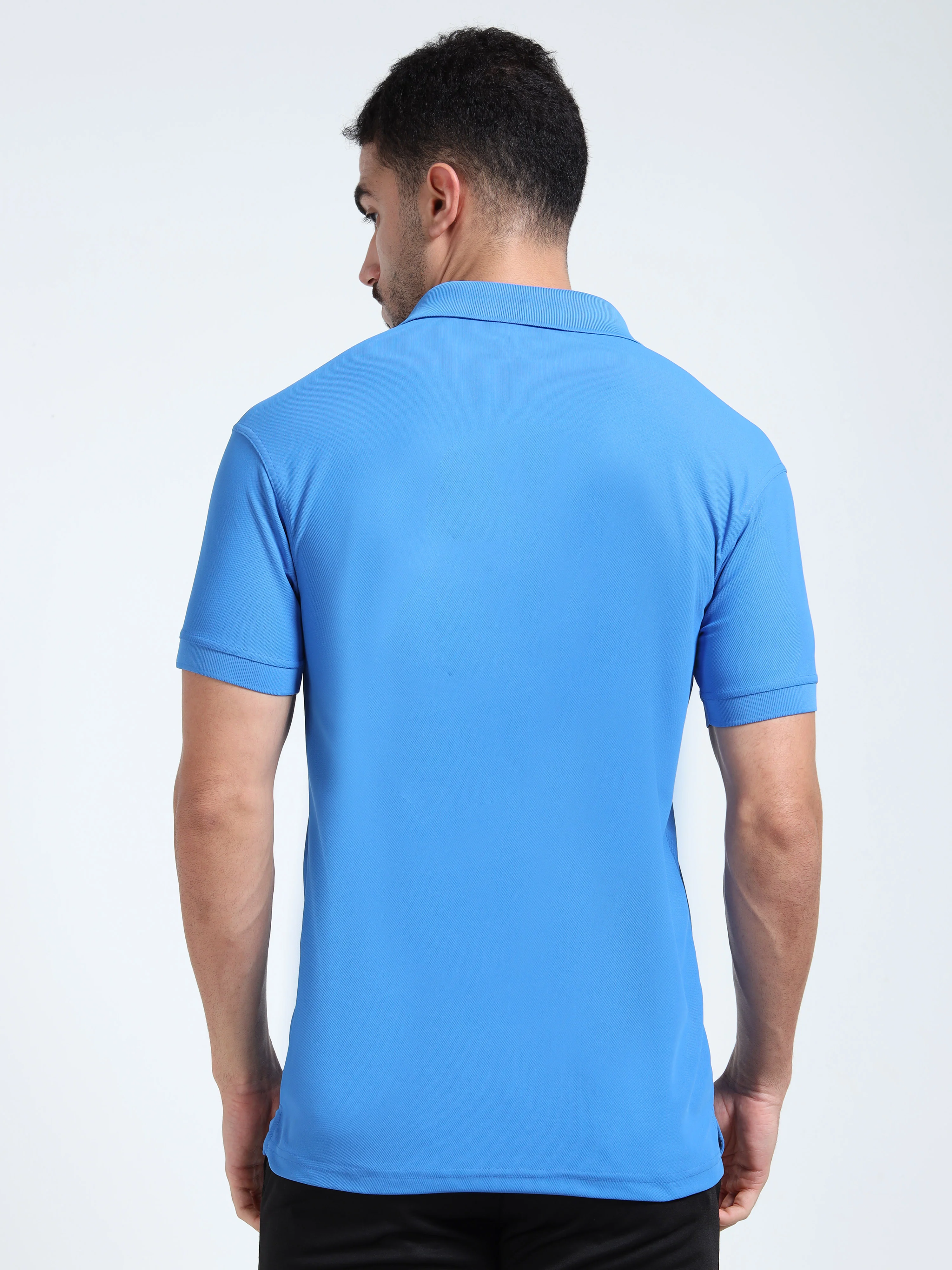 DK 01 Driknit Microfiber Polo Tshirt - Strong Blue - Image 4