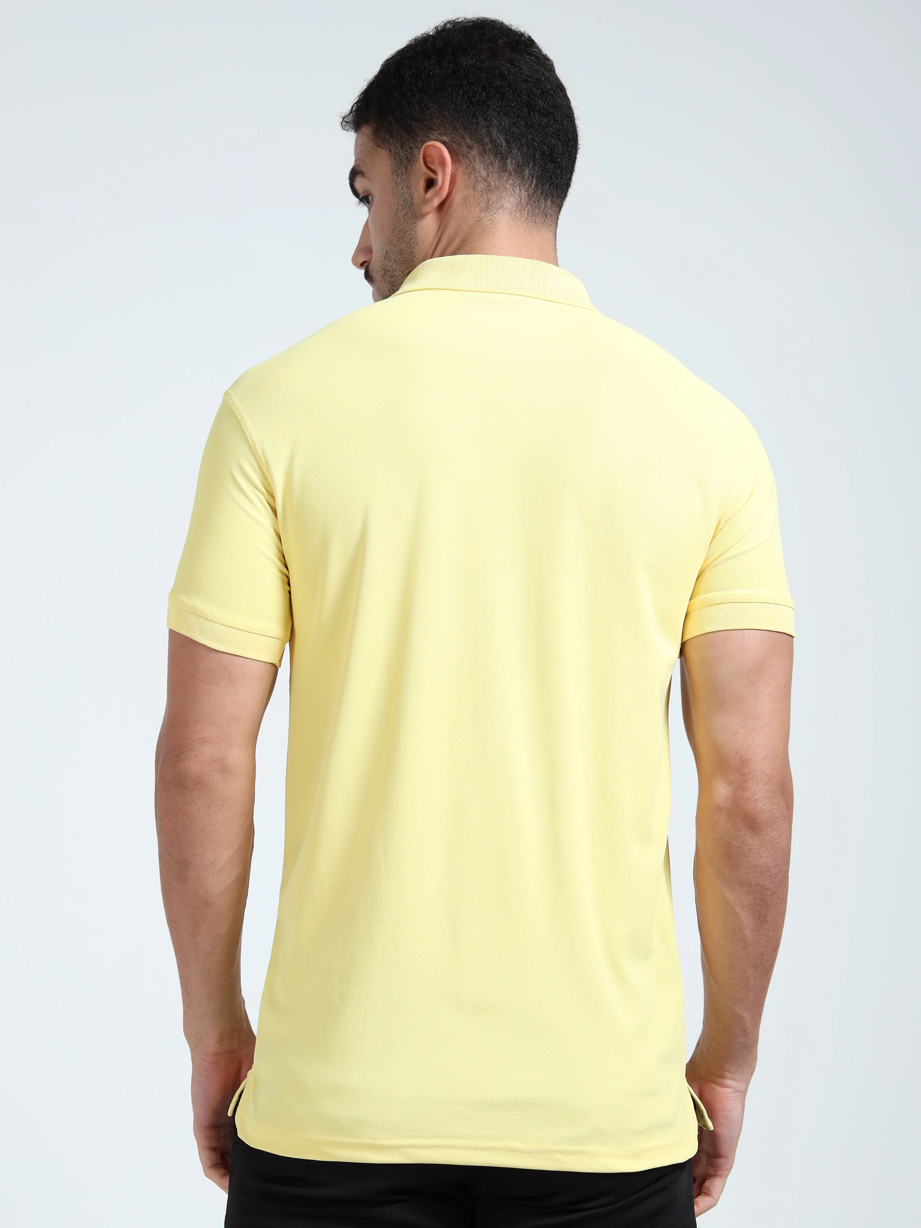 DK 01 Driknit Microfiber Polo Tshirt - Sunshine Yellow - Image 4