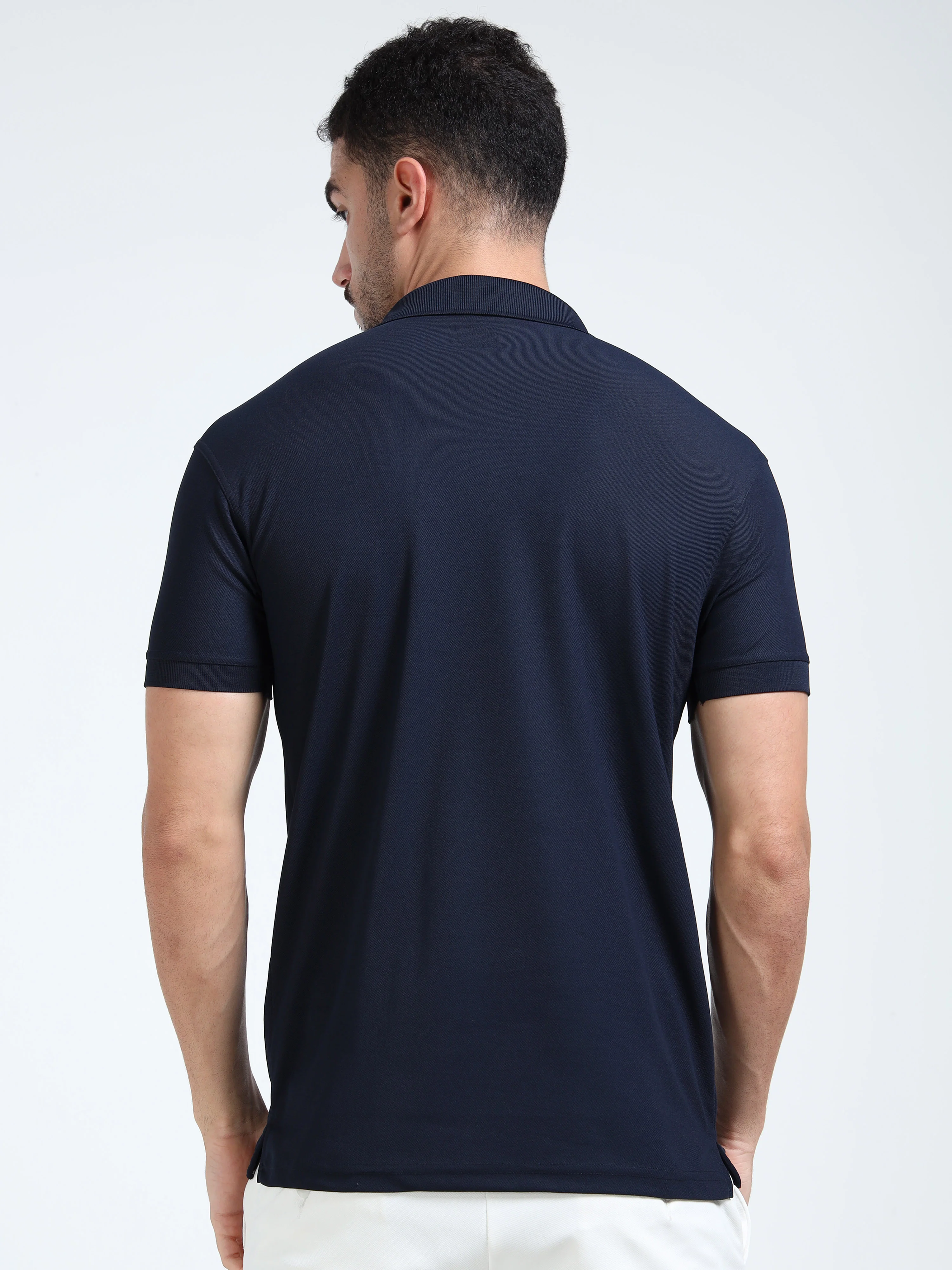 DK 01 Driknit Microfiber Polo Tshirt - True Navy - Image 4