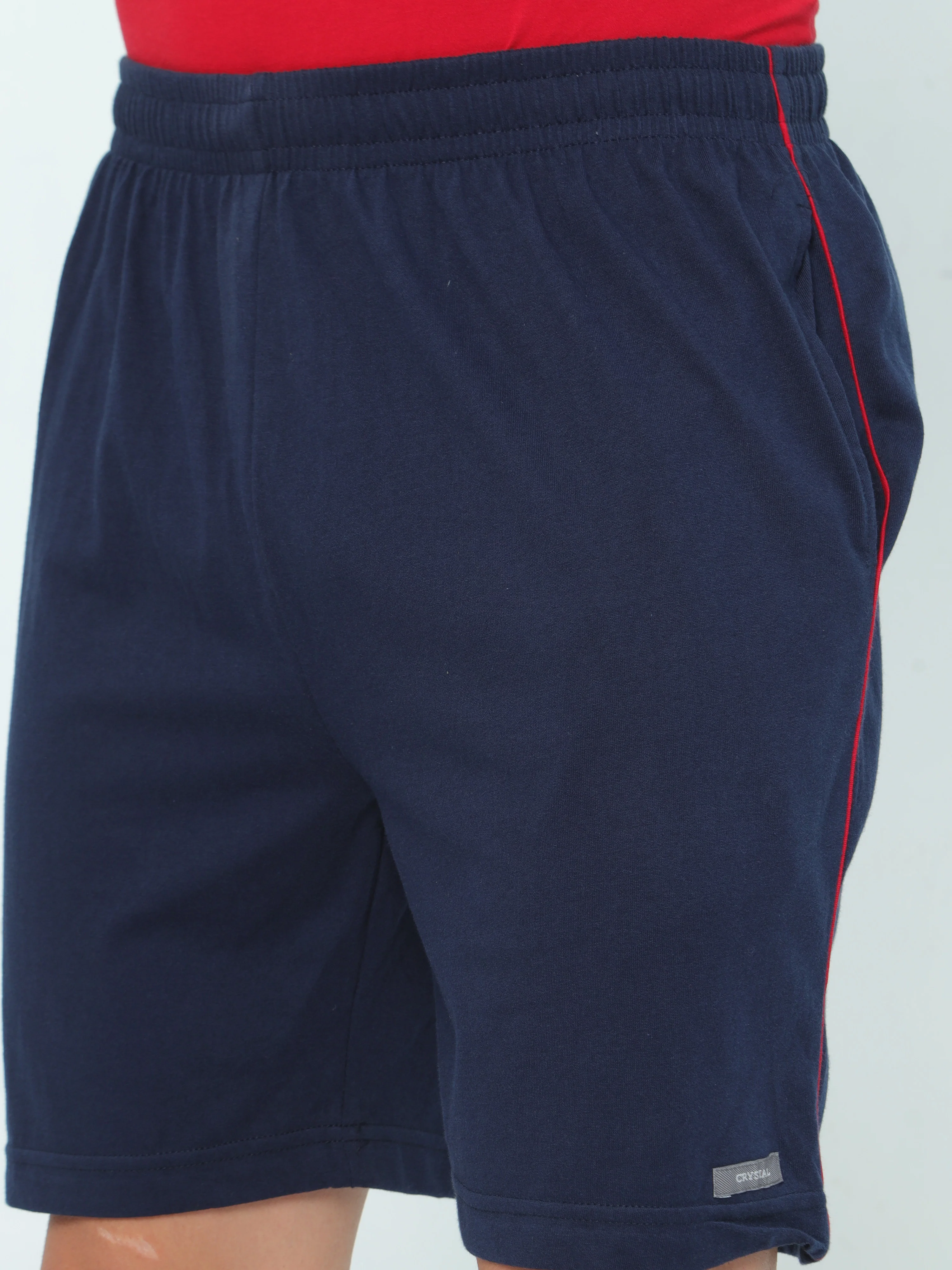 Knit Shorts - Navy - Image 4