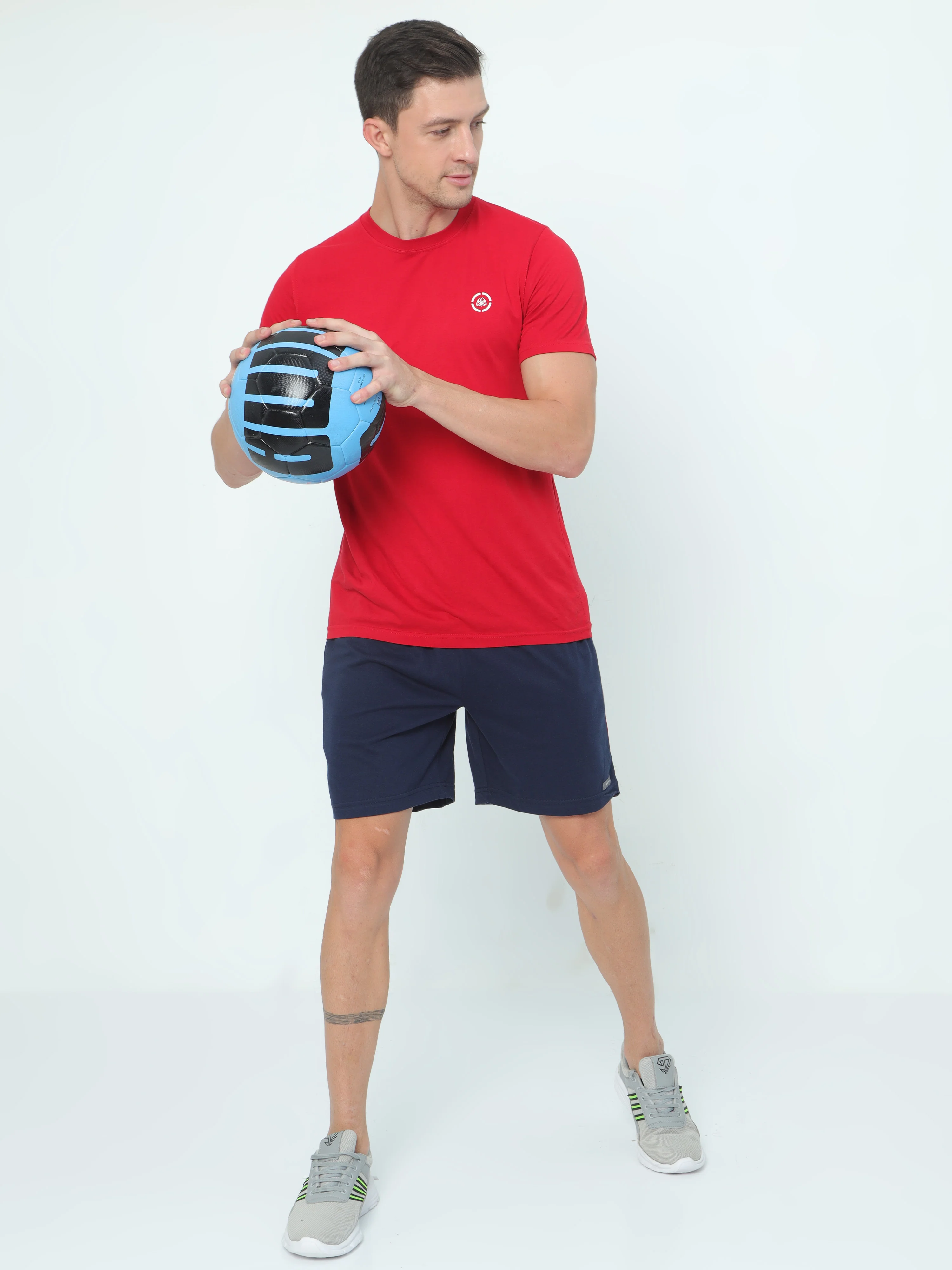 Knit Shorts - Navy - Image 5