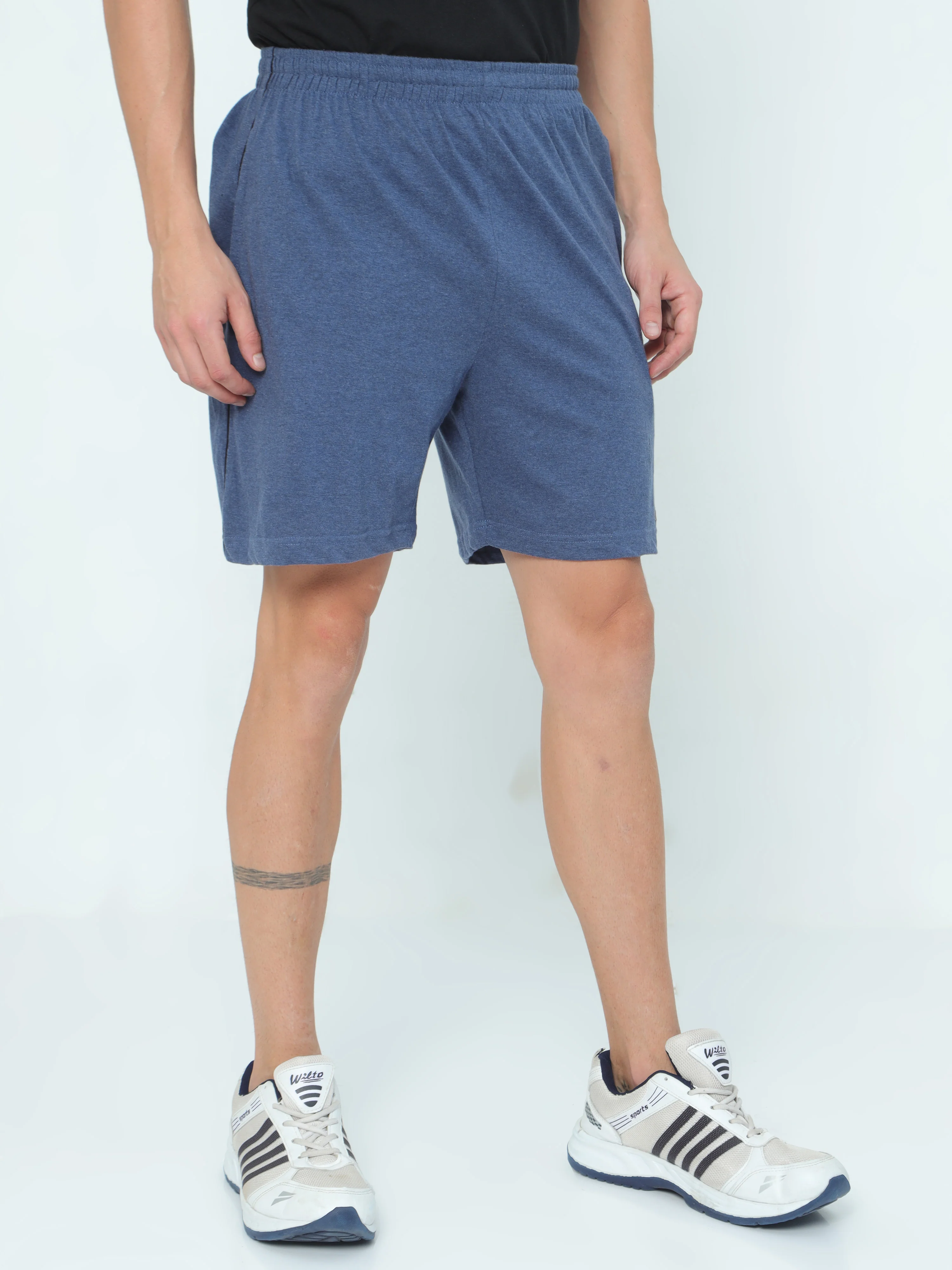 Knit Shorts - Royal Blue - Image 3