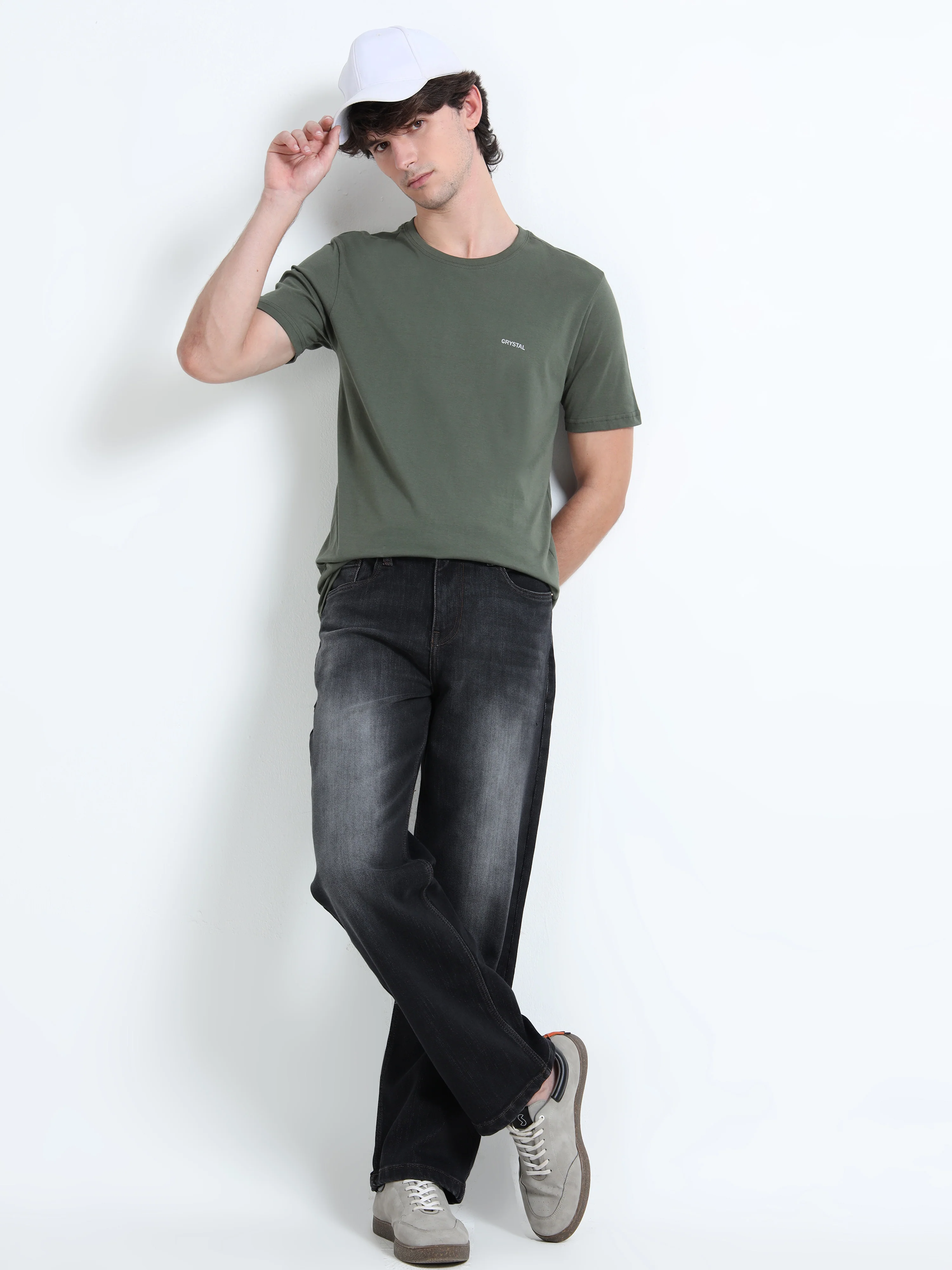 LE 03 Crew Tshirt - Olive Green - Image 6