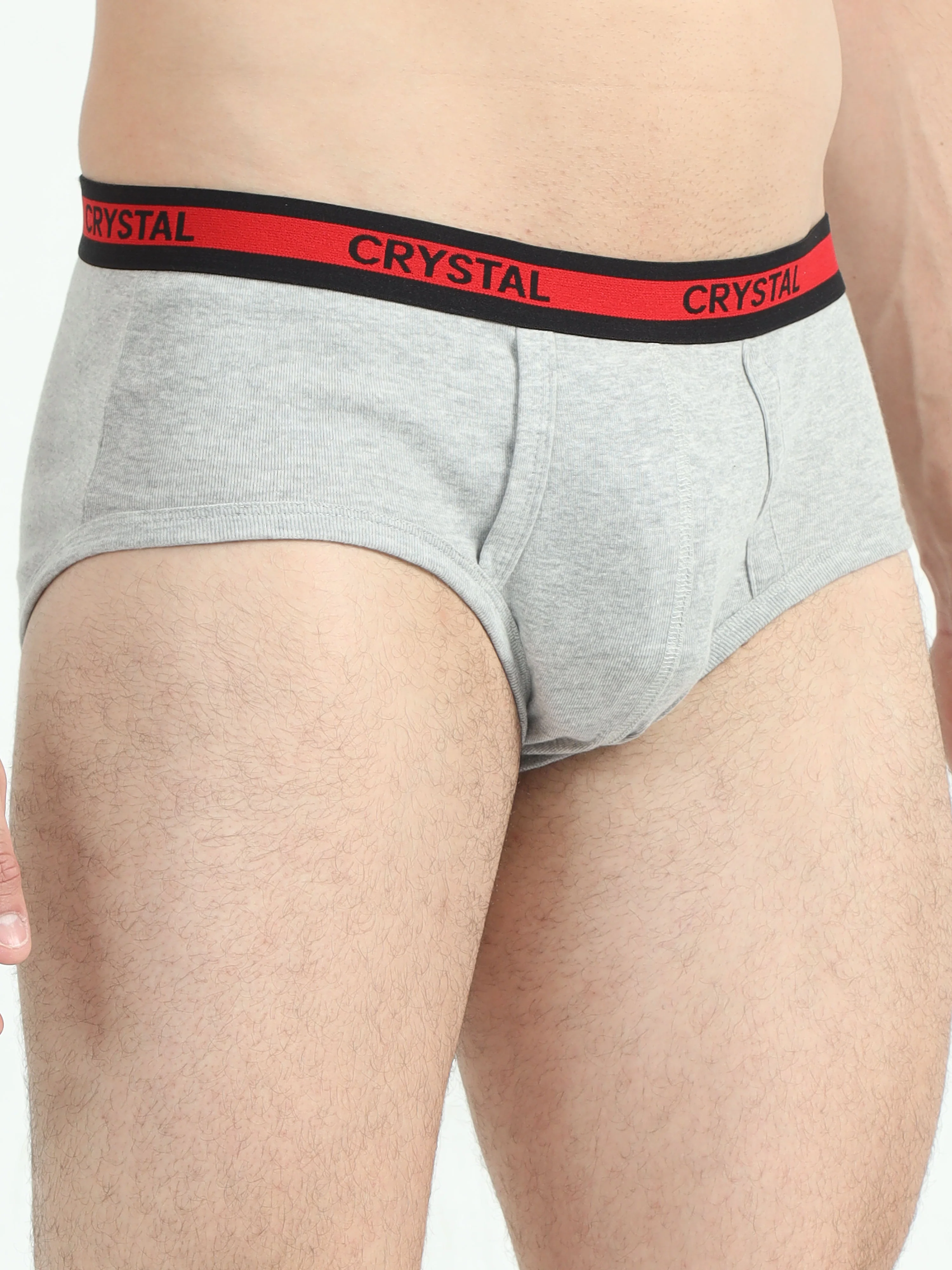 Rib brief - Grey Melange - Image 4